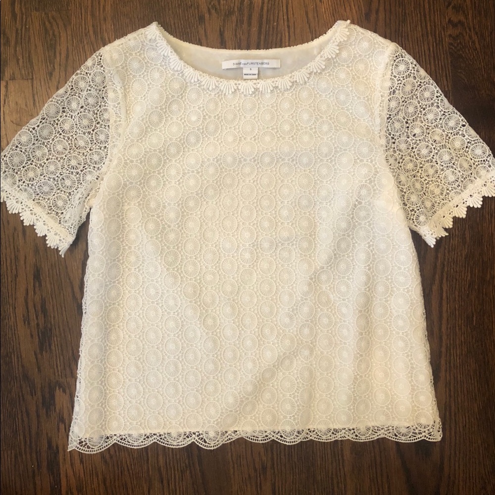 DVF Lace Top